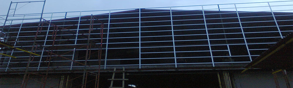 Pembuatan Rangka Aluminium Panel Composite (ACP)